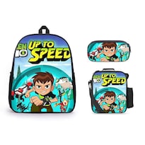 Set De Mochilas Bens 10 Mochila Escolar Estilo Anime Para Niños - Venta Internacional.