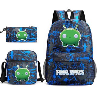Foto 1 | Foto 1 | Set De Mochilas Final Space Anime School De 3 Piezas Con Bandolera - Venta Internacional.