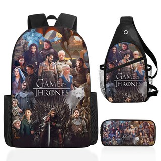 Foto 1 | Foto 1 | Juego De Mochilas Escolares Daenery De Game Of Thrones 3 Unidades - Venta Internacional.