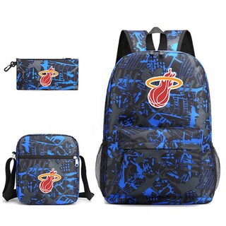 Foto 1 | Foto 1 | Juego De Mochilas Para Escuela De Baloncesto 3 Unidades Con Bandolera Y Estuche Para Bolígrafos - Venta Internacional.