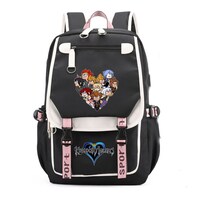 Mochila Escolar Kingdoms Hearts Para Niños 3d Oxford 31 X 19 X 46 Cm - Venta Internacional.