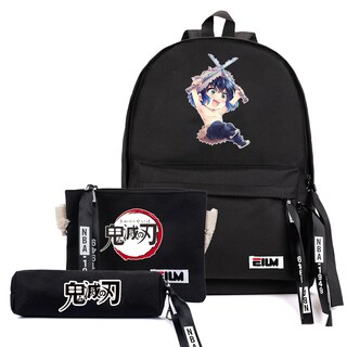 Foto 1 | Foto 1 | Set De Mochilas Demons Slayers Anime School 3 Piezas Oxford - Venta Internacional.