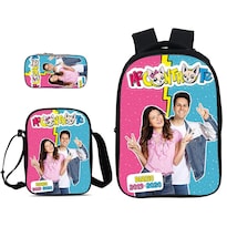 Juego De 3 Mochilas Informales De Anime Bandolera Y Bolsa Para Lápices - Venta Internacional.
