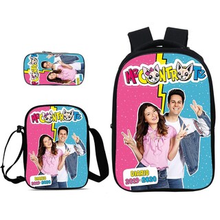 Foto 1 | Foto 1 | Juego De 3 Mochilas Informales De Anime Bandolera Y Bolsa Para Lápices - Venta Internacional.