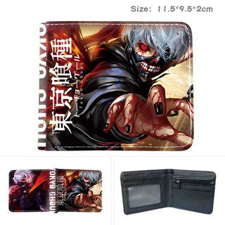 Foto 2 | Foto 2 | Monedero De Piel Plegable Tokyo Ghouls Anime Unisex - Venta Internacional.