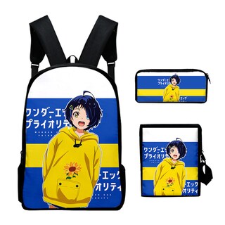 Foto 1 | Foto 1 | Set De Mochilas Wonders Egg Priority Anime School 3 Piezas - Venta Internacional.