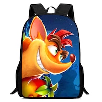 Mochila Escolar Crash Bandicoot Anime Para Niños - Venta Internacional.
