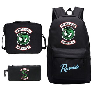 Foto 1 | Foto 1 | Set De Mochila Riverdales School 3 Unidades Con Bolsa De Hombro Y Funda Para Bolígrafos - Venta Internacional.