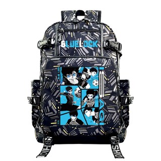 Foto 1 | Foto 1 | Mochila Blues Locks Isagis Yoichis Anime School 35 X 20 X 47 Cm - Venta Internacional.