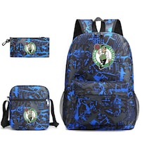Juego De Mochilas Escolares Celtics De 3 Piezas Para Estudiantes - Venta Internacional.