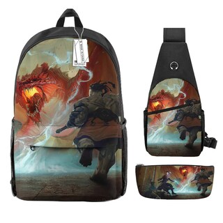Foto 1 | Foto 1 | Set De Mochilas Dungeons And Dragons Anime School 3 Unidades/lote - Venta Internacional.