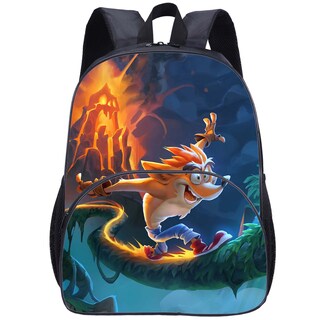 Foto 1 | Foto 1 | Mochila Escolar Crash Bandicoot Anime Para Niños - Venta Internacional.