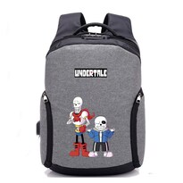 Mochila Escolar Undertale Anime School Children 30 X 13 X 45 Cm - Venta Internacional.