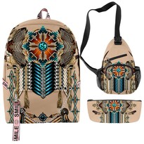 Juego De Mochilas Estilo Indio Para Niños Y Escuelas 3 Piezas - Venta Internacional.