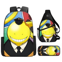 Set De Mochilas Assassinations Classrooms Anime De 3 Piezas Para Niños - Venta Internacional.