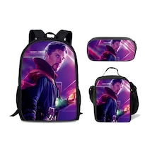 Juego De Mochilas Escolares Doctors Stranges 3 Piezas Para Niños - Venta Internacional.