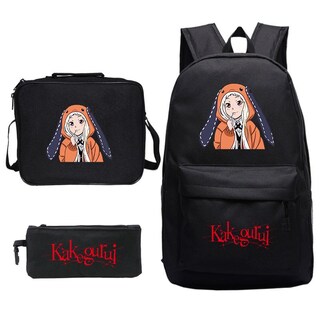 Foto 1 | Foto 1 | Set De 3 Mochilas Escolares Kakeguruiss Con Estampado De Anime - Venta Internacional.
