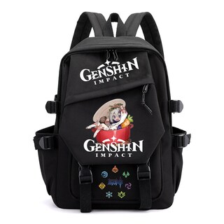 Foto 1 | Foto 1 | Mochila Escolar Genshinss Kids Children Oxford 29x13x42 Cm - Venta Internacional.