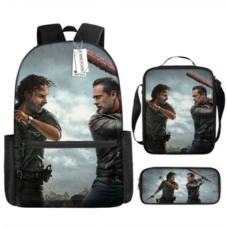 Foto 1 | Foto 1 | Set De Mochilas Walkings Deads Anime School 3 Unidades/lote Para Niños - Venta Internacional.