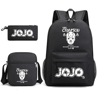 Foto 1 | Foto 1 | Juego De Mochilas Escolares Jojos Bizarrres Adventures 3 Piezas Para Niños - Venta Internacional.