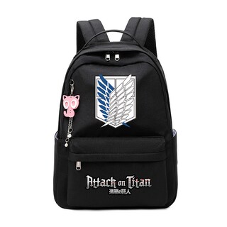 Foto 1 | Foto 1 | Mochila Escolar Attack Ons Titans De Nailon Para Niños 29 X 14 X 41 Cm - Venta Internacional.