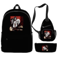 Juego De 3 Carteras De Anime Con Estampado 3d De School Bag Maneskineses - Venta Internacional.
