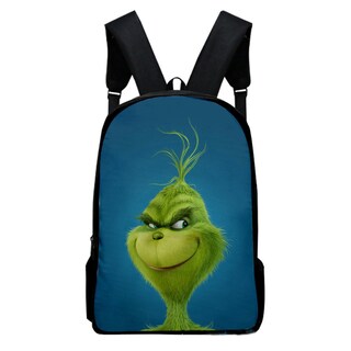 Foto 1 | Foto 1 | Mochila Escolar Grinch Kids Oxford Impresa En 3d De 30 X 13 X 40 Cm - Venta Internacional.