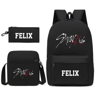 Foto 1 | Foto 1 | Set De Mochilas Stray Kids Anime School De 3 Piezas Con Bolsa De Hombro - Venta Internacional.