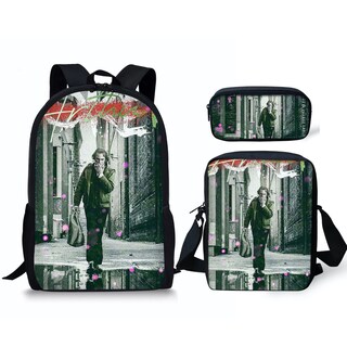 Foto 1 | Foto 1 | Juego De Mochilas Escolares Clown Jokers De 3 Piezas Para Niños - Venta Internacional.