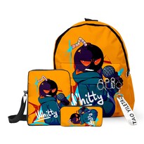 Set De Mochilas Anime School Fridays Nights De 3 Piezas Para Niños - Venta Internacional.