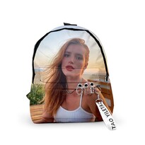 Mochila Escolar Para Niños Bella Thorne Oxford Con Impresión 3d - Venta Internacional.