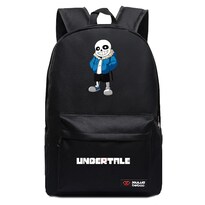 Mochila Undertales Sans Para Niños Escuela Oxford 31 X 13 X 45 Cm - Venta Internacional.