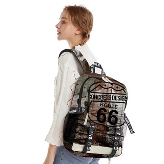 Foto 3 | Foto 3 | Mochila Escolar Routes 66 Anime Con Pecho Y Estuche Para Lápices - Venta Internacional.