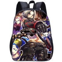 Mochila Escolar Hacker Space Anime Oxford De Tela 30 X 13 X 40 Cm - Venta Internacional.