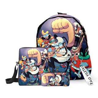 Foto 1 | Foto 1 | Set De Mochilas Pizzas Towers Anime School 3 Unidades/lote Para Niños - Venta Internacional.