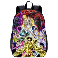 Mochila Saints Seiyas Anime School De Poliéster 31x14x45cm - Venta Internacional.