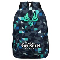 Mochila Escolar Genshins Impacts Anime Kids De 31 X 12 X 45 Cm - Venta Internacional.