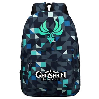 Foto 1 | Foto 1 | Mochila Escolar Genshins Impacts Anime Kids De 31 X 12 X 45 Cm - Venta Internacional.
