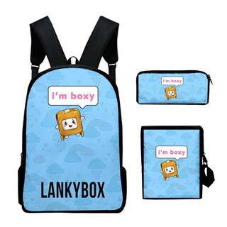Foto 1 | Foto 1 | Juego De Mochilas Escolares Con Estampado De Anime Lankyboxes Bolsa Tipo Mensajero Para Lápices - Venta Internacional.