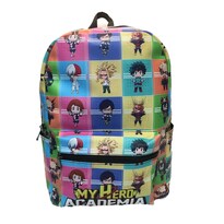 Mochila Mys Heros Academias Kids School Pu 36x42 Cm - Venta Internacional.