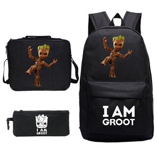 Foto 1 | Foto 1 | Set De 3 Dibujos Animados De Guardianes De La Galaxia Con Estampado Baby Groot - Venta Internacional.