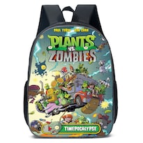 Mochila Escolar Infantil Plants Vs Zombies Poliéster 3d - Venta Internacional.