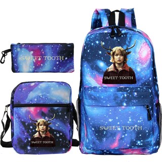 Foto 1 | Foto 1 | Set De Mochilas Escolares Sweet Tooths Con Estampado De Anime 3 Unidades - Venta Internacional.