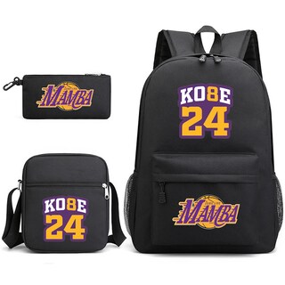 Foto 1 | Foto 1 | Set De Mochilas Kobes Bryansts Anime School De 3 Piezas Con Funda - Venta Internacional.