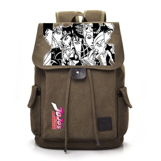 Foto 1 | Foto 1 | Mochila Escolar Jojos Bizarrares Adventures Anime De Nailon - Venta Internacional.