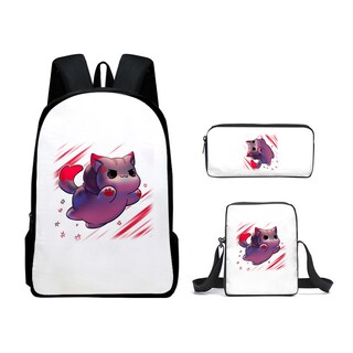 Foto 1 | Foto 1 | Juego De Mochilas Escolares Aphmaus Anime Para Niños 3 Unidades/lote - Venta Internacional.