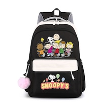 Mochila Escolar Snoopy Anime Para Estudiantes De Nailon 600 G - Venta Internacional.