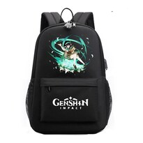 Mochila Escolar Genshins Impactss Anime Para Niños - Venta Internacional.