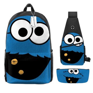 Foto 1 | Foto 1 | Set De Mochilas Frogs Anime 3 Piezas Para Niños Mochila Escolar - Venta Internacional.