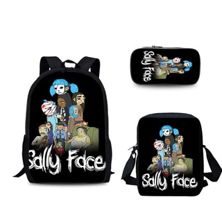 Foto 1 | Foto 1 | Set De Mochilas Sallys Faces Anime School 3 Unidades/lote Para Niños - Venta Internacional.